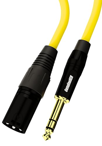6.35mm TRS to XLR Male Balanced Audio Cable Professional 1 Meter