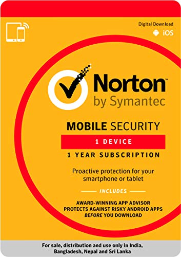 Norton Mobile Security - 1 Device - 1 Year (Email Delivery in 2 Hours - No CD)