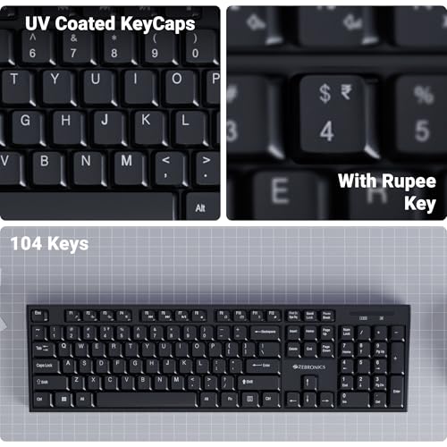 Zebronics Wireless Keyboard & Mouse