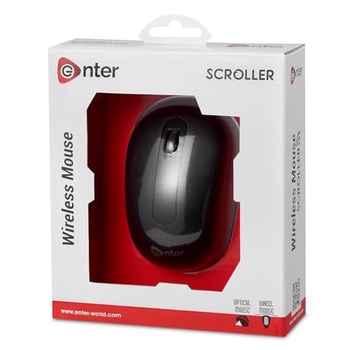 Enter Optical Scroller Wireless Mouse
