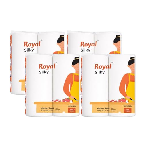 Royal Silky Kitchen Tissue Rolls