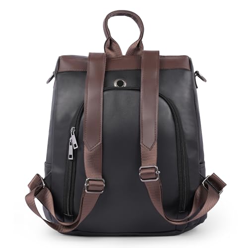 ADISA Faux Leather Unisex Backpack