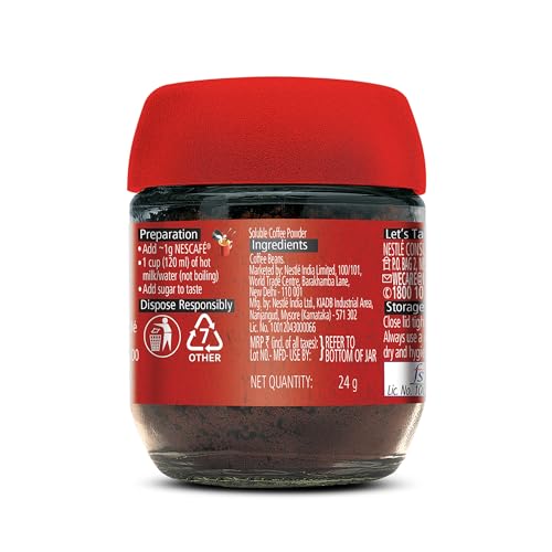 Nescafé Classic Instant Coffee Powder, 24g Jar - Image 3