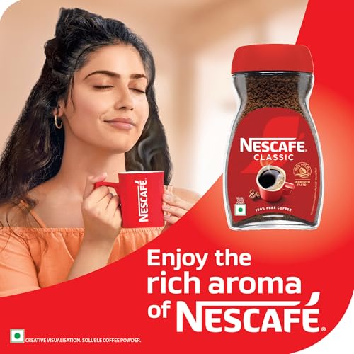 Nescafé Classic Instant Coffee Powder, 24g Jar - Image 5