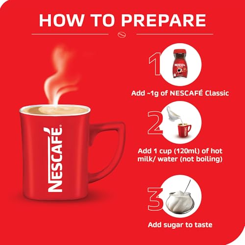 Nescafé Classic Instant Coffee Powder, 24g Jar - Image 6