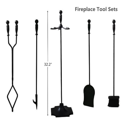 Wood Fireplace VDTS205BL Wrought Iron
