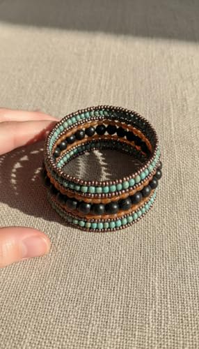 DCA Wood/Glass Multicolor Women Bangle/Bracelet - Image 3