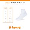 Supersox Ankle White School Uniform