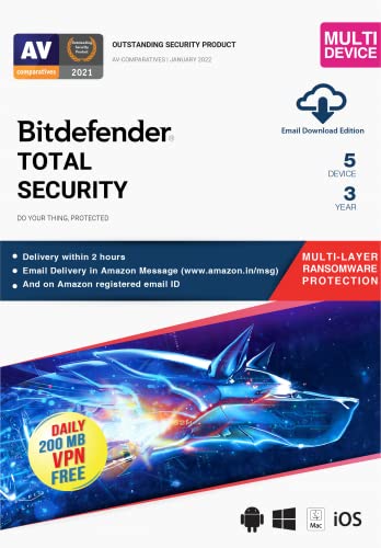 Bitdefender - 5 Devices,3 Years