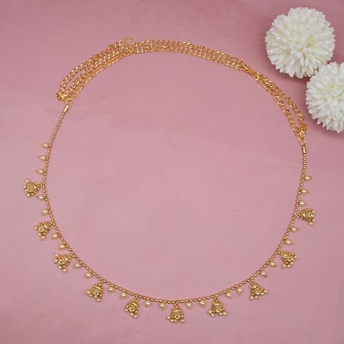 Traditional Golden Beads Waist Hip