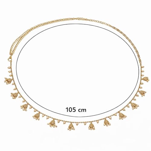 Traditional Golden Beads Waist Hip