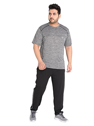 CHKOKKO Men's Polyester Regular Fit Solid Sports T-Shirt - Image 5