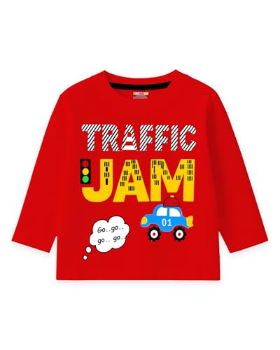Kuchipoo Boys Full Sleeves Regular Fit Cotton T-Shirt - Image 3