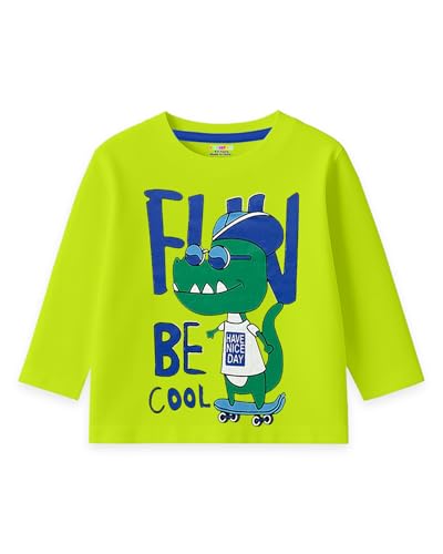 Kuchipoo Boys Full Sleeves Regular Fit Cotton T-Shirt - Image 6