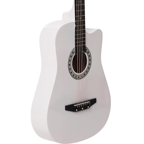 Intern INT-38C-WH 38 Inch Cutaway
