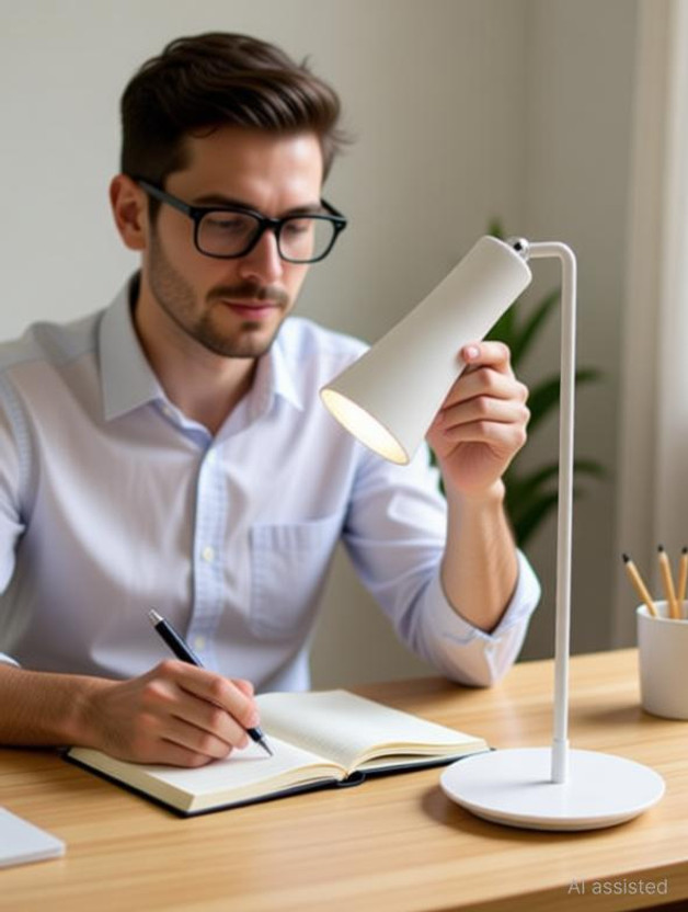 HALONIX Flexi 360 4-in-1 Multipurpose Study Lamp (26 cm, White) - Image 3