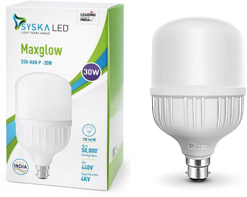 Orient Electric 30 W Basic Round B22 LED Bulb (White, Pack of 2) - Image 8