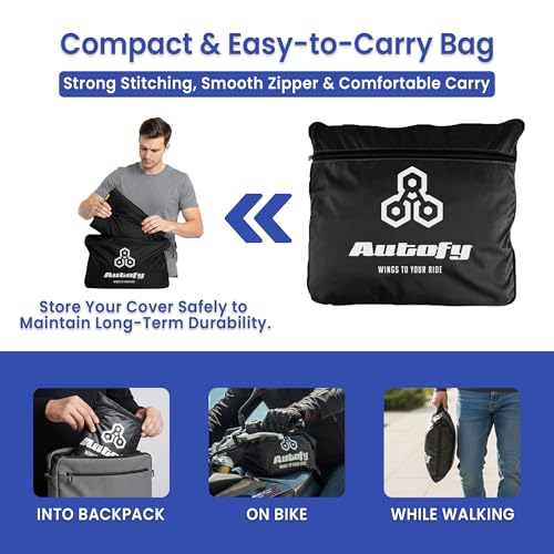 Autofy 100% Waterproof Bike Cover