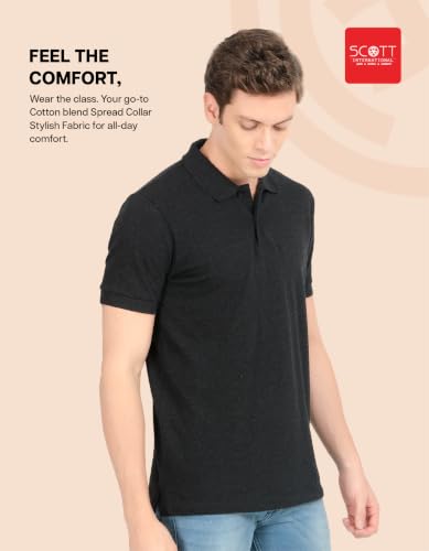 Scott International Men's Cotton Polo