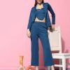 SIRIL Women's Polyester Solid Co-Ord Set - Image 5