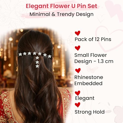 TEMPERIA Flower U Pins Hair