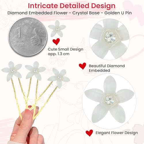 TEMPERIA Flower U Pins Hair