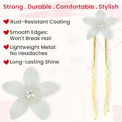 TEMPERIA Flower U Pins Hair