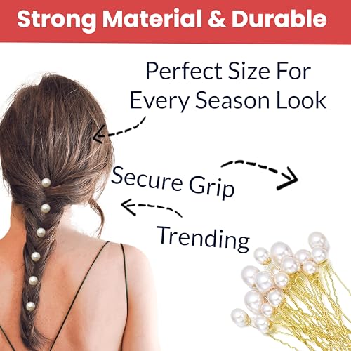 TEMPERIA Pearl Hair Accessories