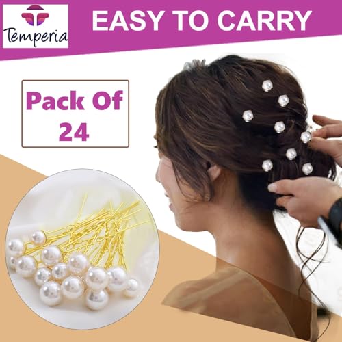 TEMPERIA Pearl U Pins Hair
