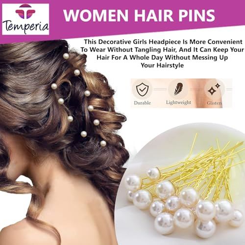 TEMPERIA Pearl U Pins Hair