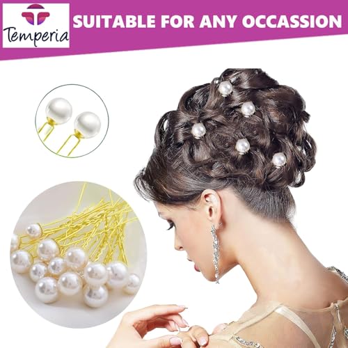 TEMPERIA Pearl U Pins Hair