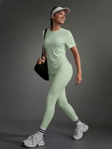 Celary Woman's Activewear Gym T-Shirt|Korean