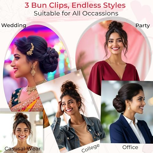 TEMPERIA Hair Bun Clip