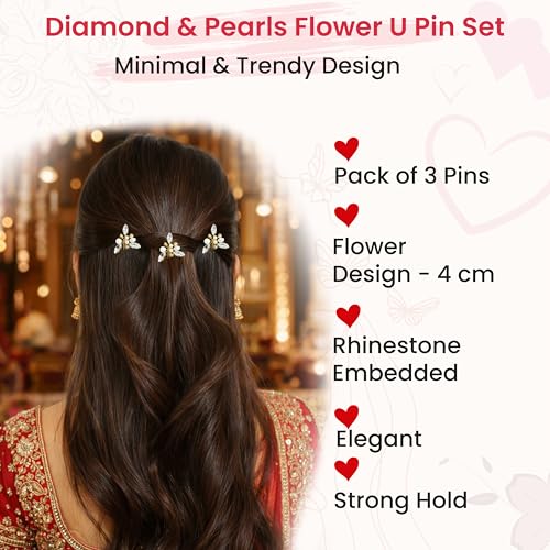TEMPERIA Diamond Pearl U Pins
