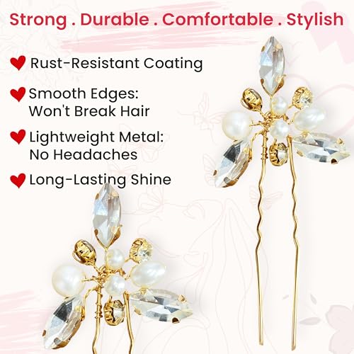 TEMPERIA Diamond Pearl U Pins