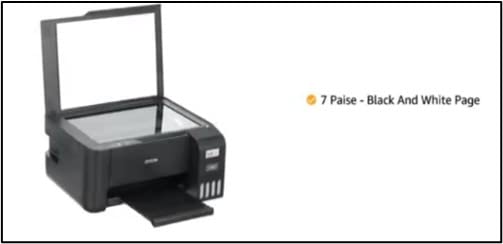 Epson EcoTank L3211 A4 All-in-One Ink Tank Printer (Black) - Image 7