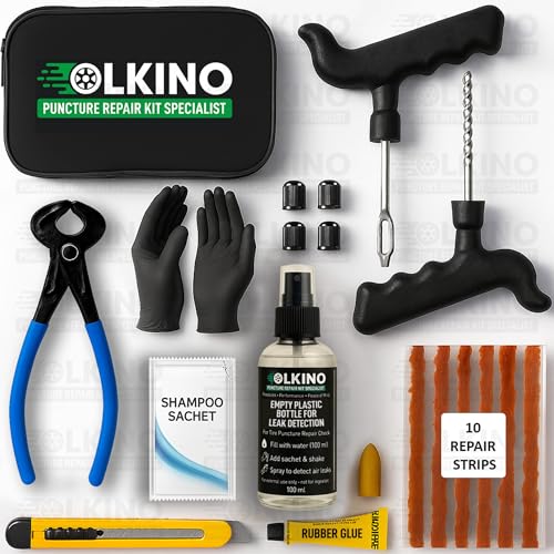 OLKINO 12-in-1 Tubeless Tyre Puncture