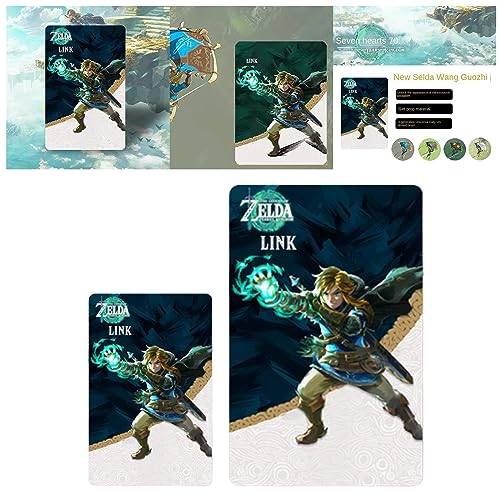 MERISHOPP® Amiibo Zelda Card Durable