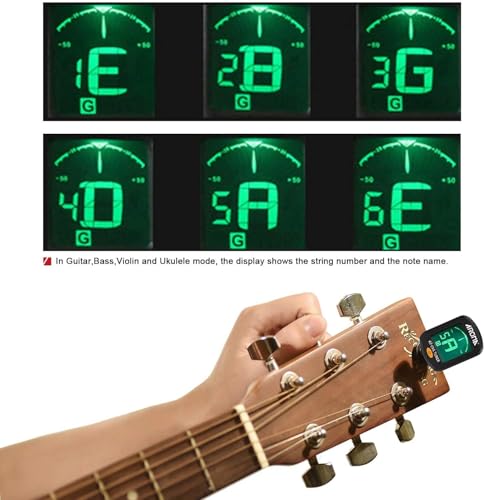 IMAGINEA Guitar Tuner Clip-On