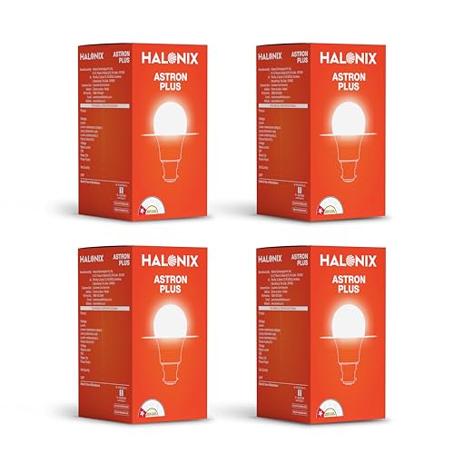 Halonix B22 10-Watt LED ASTRON Plus (Pack of 4, White)