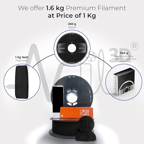 NFIL3D 1.6KG PETG+ Raven Black