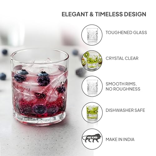 CELLO Swirl Rock Tumbler Glass