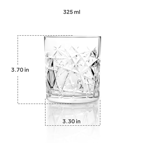 CELLO Swirl Rock Tumbler Glass