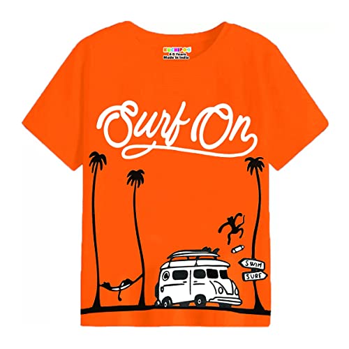 Kuchipoo Boys Regular Fit Cotton T-Shirts - Image 4