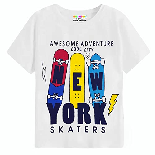 Kuchipoo Boys Regular Fit Cotton T-Shirts - Image 7