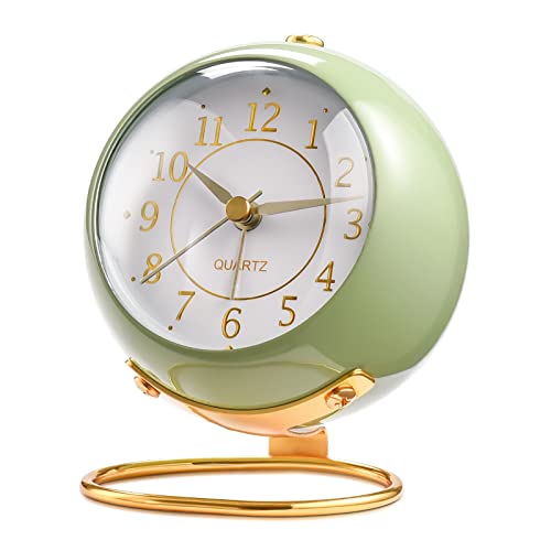 Tetino Analog Alarm Clocks,Retro Backlight