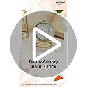 Tetino Analog Alarm Clocks,Retro Backlight
