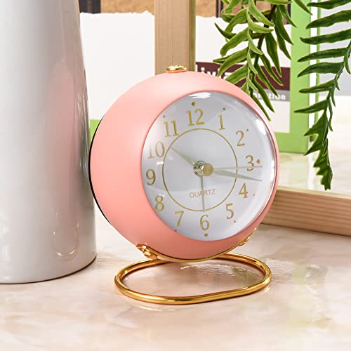 Tetino Analog Alarm Clocks,Retro Backlight