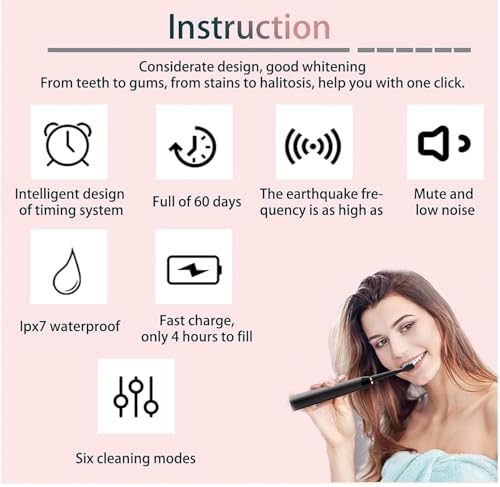 Sonic Electric Toothbrush for Adults