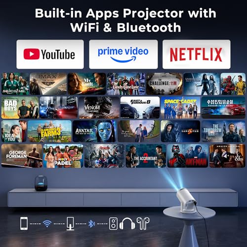 OLV Portable Smart Mini Projector